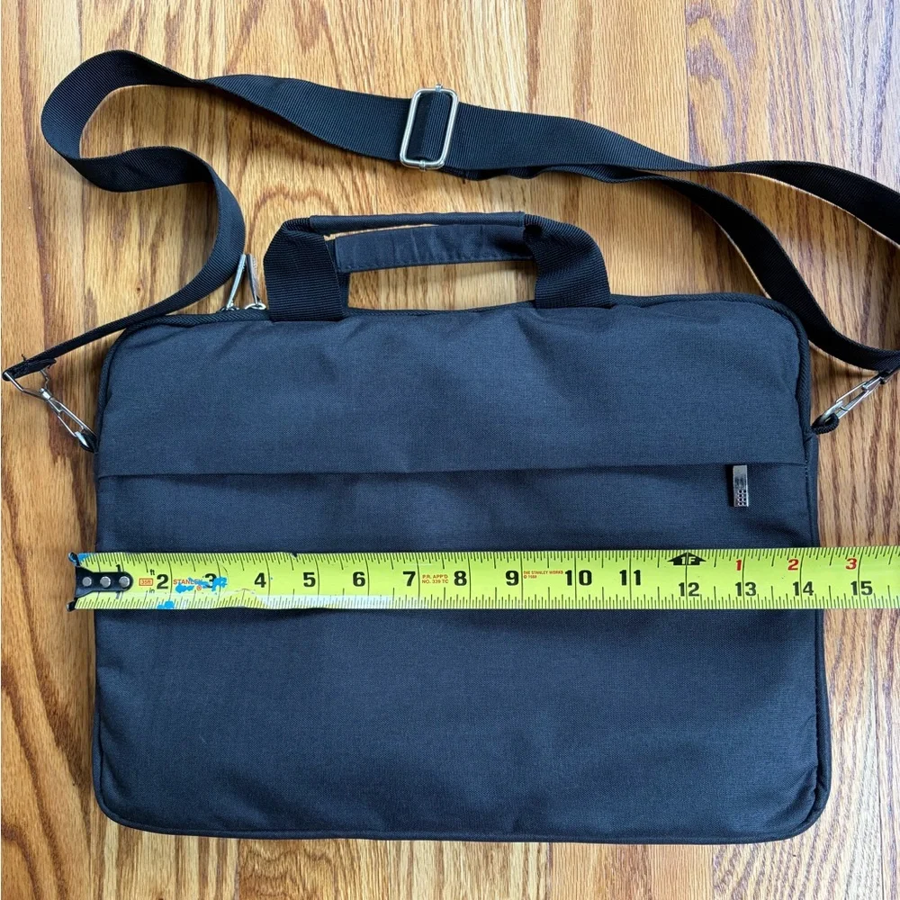 SOUGAO Laptop Briefcase Lightweight Shoulder Bag Notebook Case Sleeve Black